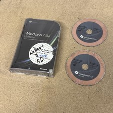 Rare Microsoft Windows Vista Ultimate Retail Box 32 & 64-bit with Key picture