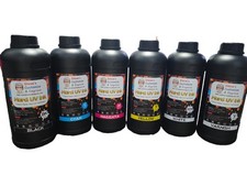Varnish UV Hard Solid Ink For Epson F1080 XP600 Printhead UV Printer 1000ml 1L picture