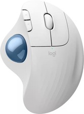 Logitech - ERGO M575 S Wireless Ergonomic Trackball Mouse - Wireless - White picture