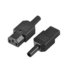 AC110-250V 10A Female IEC320 C13 Power Socket Adapter Connector 3 Terminals 2Pcs picture