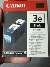 Genuine Canon 3e BCI-3eBK Black Ink Cartridge Genuine New in Original box Sealed picture