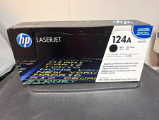 HP 124A Genuine Laser Toner Cartridges Black/Yellow/Magenta Q6000A/2A/3A picture