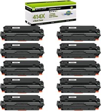 High-Yield W2020X 414X BK Toner Cartridge for HP Laserjet M454dn MFP M480f Lot picture