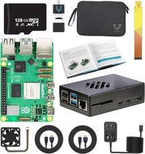 Raspberry Pi 5 Starter Kit MAX – Official 8GB RAM Pi 5 Board, 128GB Preloaded Mi picture