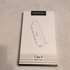 DOCKTECK USB C Hub Ethernet Adapter, 7 in 1  Station, USB-C Adapter mit H ,__130 picture