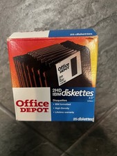 Office Depot 2HD IBM 3.5in 1.44MB High-Density Disks 24 Pack, Static Resist picture
