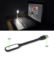 Portable Mini Flexible LED Light USB Lamp for Computer Laptop Keyboard Reading picture