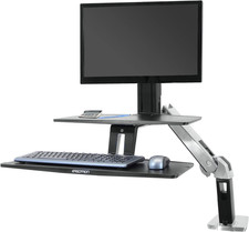 Ergotron – Workfit-A HD Single Monitor Standing Desk Converter, Sit-Stand Workst picture