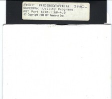 ITHistory  SOFTWARE IBM (1983) AST RESEARCH SuperPak Utility Program  5.25