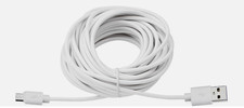25ft USB to Micro B Power Cable White - Dash Cam, Security Cam, Ring Wyze picture