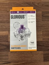 NEW Glorious Mako Ultralight Tactile Lubed Keyboard Switches, 110 Count picture