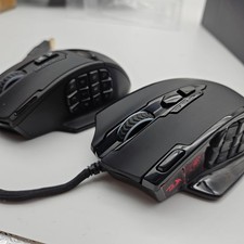 LOT OF 2 Venus Gaming Mouse / reddragon impact m908  Wired High Precision MMO picture