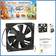 90mm x 25mm Computer Case Fan 12V CPU Cooler Air Cooling Black picture