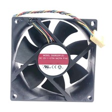 Cooling Fan For AVC DS08025R12U P140 DC12V 0.70A 64CFM 4PIN 80x80x25MM Used picture