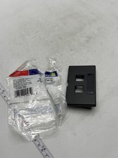 Leviton 2-Port QuickPort Modular Furniture Faceplate (Herman Miller), 49910-HE2 picture