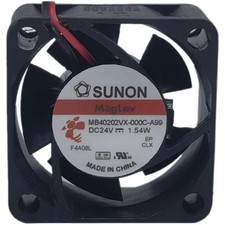 Original For SUNON MB40202VX-000C-A99 DC 24V 1.54W Silent Cooling Fan 4020 4CM picture