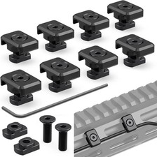 M-LOK Cable Guides for Flashlight Laser Wire Management Clips - 8 Pack Black picture