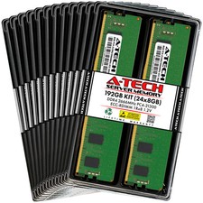 A-Tech 192GB 24x 8GB 1Rx8 PC4-21300R DDR4 2666 ECC REG RDIMM Server Memory RAM picture