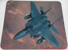 United States Air Force F-15 Strike Eagle Fighter Jet in Flight Mouse Pad picture