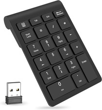 Wireless Number Pads, Numeric Keypad Numpad 22 Keys Portable 2.4 Ghz Financial A picture