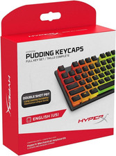 Hyperx Pudding Keycaps - Double Shot PBT Keycap Set with Translucent Layer, for picture