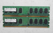 2GB (2X1GB) MICRON PC2-6400U PC2-800 1Rx8 MATCHING Desktop Memory RAM picture