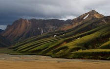 Landscape nature iceland landmannalaugar Custom Gaming Mat Desk picture