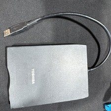 Toshiba USB External Floppy Disk Drive PA3109U-1FDD Vintage Tested picture