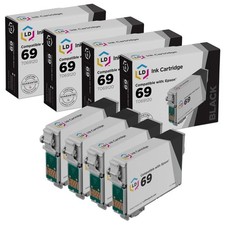 LD Replacement Replacement T069120 for Epson T069 69 Set of 4 Black Inkjet picture