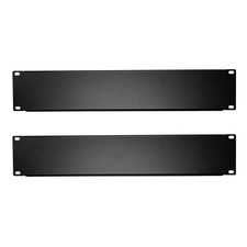2 PCS 2U Blank Rack Mount Panel For 19 Inch Enclosure And Network Cabinets picture