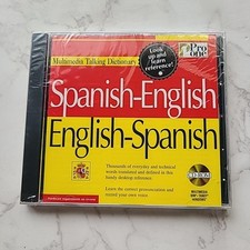 Pro One Spanish-English English-Spanish Multimedia Talking Dictionary PC CD ROM picture