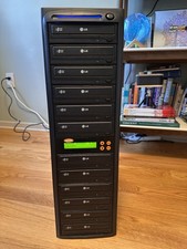 SySTOR 12 CD/DVD Duplicator Tower (LG Super Multi drives) Working And Tested VG picture