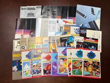 ATARI Vintage Game & Computer Manuals Lot of  38 + Bonus Misc Documents picture