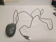 (1) Pre-owned Vintage Logitec Wired Mouse M 100 Sell Untested As Is.  picture