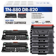 TN880 Black Toner DR820 Drum Compatible With Brother HL-L6200DW MFC-L6700DW Lot picture