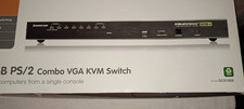New IOGEAR GCS1808 8-Port USB / PS/2 Combo KVM Switch with Cables NEW IN BOX picture