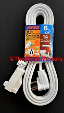 6 ft Heavy Duty Appliance AC Electric Extension Cord 14 Gauge 15A UL Power Cable picture