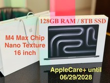(NO Ship) 128GB Memory 8TB SSD M4 Max Specs Apple MacBook Pro 16 inch Nano AC+ picture