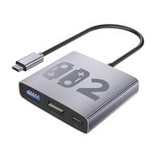 Aluminum Alloy 3-In-1 Switch 2 Dock, Portable Docking Station picture