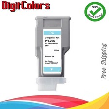PFI-206 Photo Cyan Ink Cartridge for Canon 6400s 6400 6450 Printer PFI206PC picture