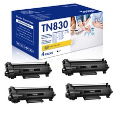 4x TN830 Toner Cartridge Compatible with Brother TN830XL MFC-L2900DW MFC-L2980DW picture