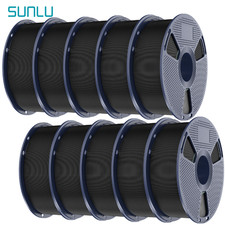 10×1KG SUNLU PLA+2.0 3D Printer Filament Bundle Upgrade PLA+ Filaments 1.75mm picture