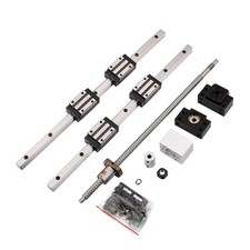 2Pcs 600MM HGR15 Linear Guide Rail with 4 Bearing Block,1Pcs 600MM SFU1204 Ba... picture