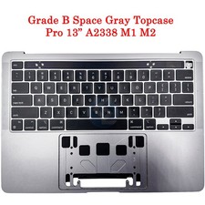 Grade B Space Gray Keyboard Topcase Battery A2171 Macbook Pro 13