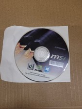 MSI NVIDIA AFTERBURNER Drivers and Utilities DVD Disc G71-VNA1018-N56 picture