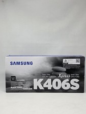 Genuine Samsung CLTK406S / CLT-K406S / 406S Black Toner (Open Box Still Sealed) picture