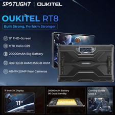 11 inch Oukitel RT8 4G LTE Rugged Tablet Mobile Android Smartphone Outdoor 256GB picture