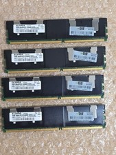 RAM DDR2 4x 2 GB - ECC FB-DIMM 2Rx4 PC2-5300F-555-11-E0 Elpida EBE21FD4AJFT-6E-E picture