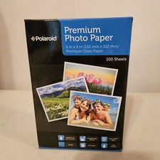 Polaroid 4 x 6 Premium Photo Paper 100 sheets box SEALED BRAND NEW US21-0077 picture