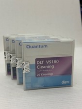 Quantum DLT VS160 Cleaning Cartridge, Lot of 4. 20 Cleanings Each, Sealed,  NEW picture